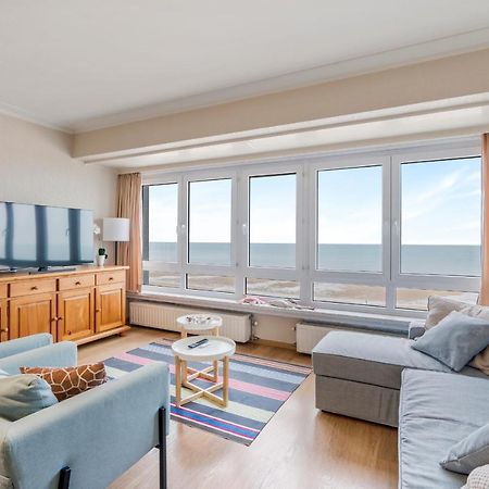 Zonnig Familie App Op Zeedijk Met Zeezicht Voor 6P Lejlighed Oostende Eksteriør billede